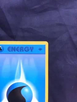Pokemon Cards: Base Set 1st Edition Common: Water Energy 102/102 - Image 3