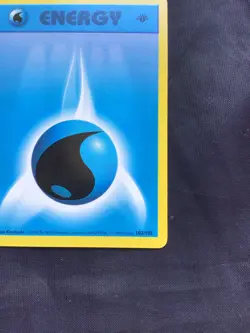 Pokemon Cards: Base Set 1st Edition Common: Water Energy 102/102 - Image 4