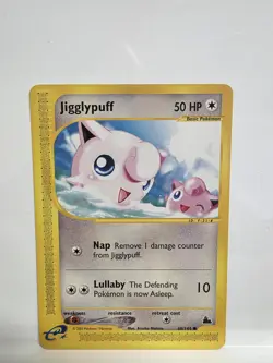 Pokemon Jigglypuff Card Skyridge 68/144 Non-Holo Common E Series NM - Image 1