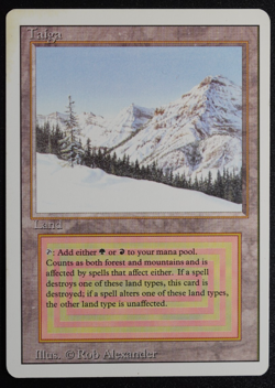 Taiga Magic Card Dual Land Revised MTG Reserved List - Image 3