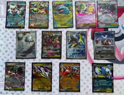 Pokemon Mega Evolution Full Art, illustration Rare and EX Lot - 13 Cards - Image 1