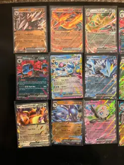 Pokemon TCG 15 card lot Ex cards, V Cards, Moltress, Glaceon N/M - Image 3