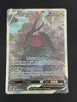 Regidrago V 184/195 Silver Tempest Alt Art Ultra Rare Holo Pokemon Card NM - Image 2
