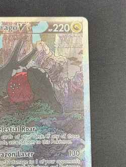Regidrago V 184/195 Silver Tempest Alt Art Ultra Rare Holo Pokemon Card NM - Image 4