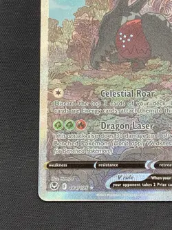 Regidrago V 184/195 Silver Tempest Alt Art Ultra Rare Holo Pokemon Card NM - Image 5