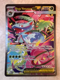 Mega Venusaur EX SIR 177/132 Mega Evolution English Pokemon TCG Near Mint Card - Image 1