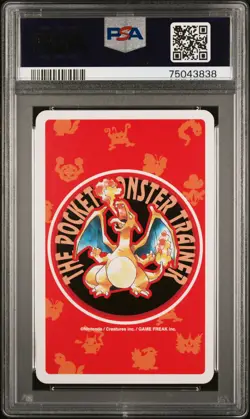 1996 POKEMON RED VERSION PLAYING CARDS 5 OF HEARTS #117 SEADRA PSA 10 - Image 2