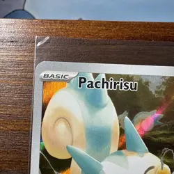 Pokemon Card Pachirisu 208/198 Illustration Scarlet & Violet Base Holo Rare NM - Image 2
