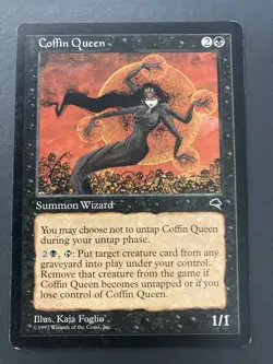 MTG Coffin Queen - Tempest Rare LP - Image 1