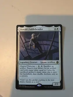MTG Oswald Fiddlebender Adventures In The Forgotten Realms 028/281 Foil Rare - Image 1