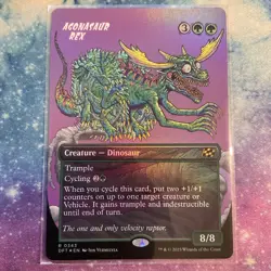 Agonasaur Rex (FOIL) x1 - MTG Aetherdrift DFT #343 - Image 1