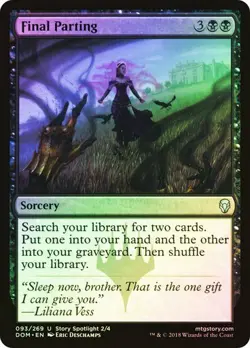 Dominaria MTG Foil Final Parting Magic - Image 1