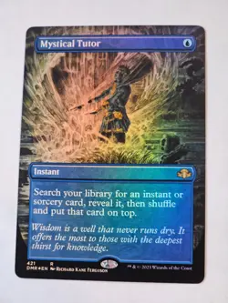 MTG - Mystical Tutor FOIL Borderless - Dominaria Remastered - Image 1
