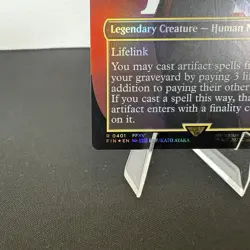 Noctis, Prince of Lucis, Foil Borderless Art, Final Fantasy, Magic MTG NM 401 - Image 5