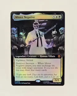 Mister Negative Extended Art Foil Marvel's Spider-Man SPM 274 Mythic - Image 1