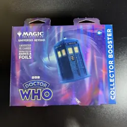 2023 MTG Magic the Gathering Doctor Who Collector Booster Pack Sealed NIB - Image 1