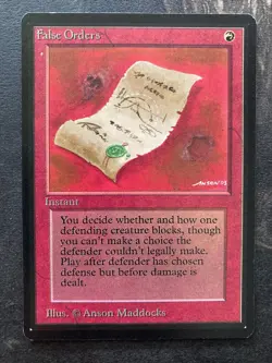 *** BETA False Orders *** NM-Mint Clean! - DUTY FREE - Magic MtG - Image 1