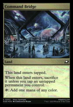 Command Bridge Foil Edge of Eternities MTG NM - Image 1
