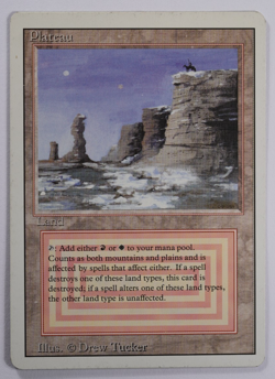 Plateau Magic Card Dual Land Revised MTG Reserved List - Image 1