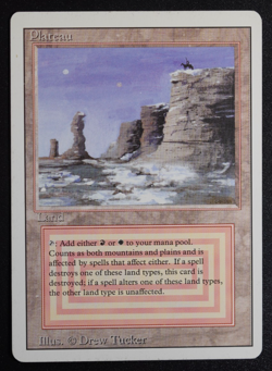 Plateau Magic Card Dual Land Revised MTG Reserved List - Image 3