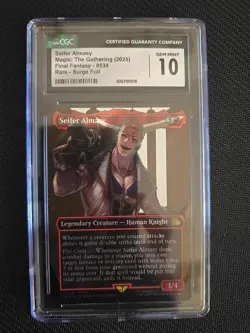 2025 MTG Final Fantasy SEIFER ALMASY Character Surge Foil #0534 CGC GEM Mint 10 - Image 1