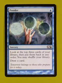 Ponder x1 Magic 2012 M12 1x Magic the Gathering MTG - Image 1