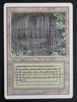 Bayou Magic Card Dual Land Revised MTG Reserved List - Image 3