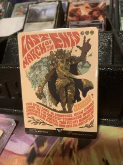 Near Mint, English - 1 x MTG Last March of the Ents - Borderless Poster LoTR - Image 1
