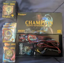 MTG Pinfinity 2022 Teferi Regional Champion Qualifier Pin & Lanyard Set RCQ - Image 1