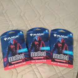 (3)Magic: The Gathering Innistrad Remastered Play Booster Packs 🔥 - Image 1