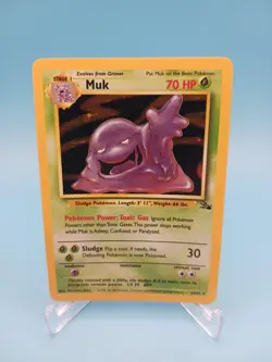 Pokemon Muk LP 13/62 Fossil Holo - Image 1