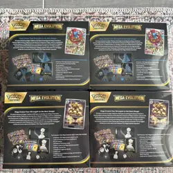 LOT OF 4 Pokemon TCG MEGA EVOLUTION Elite Trainer Box ETB - Sealed - Image 2