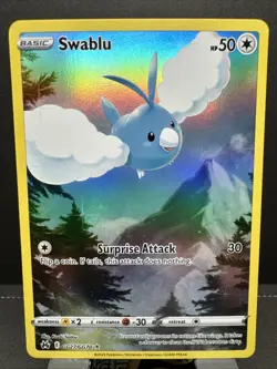 Pokemon TCG Swablu GG27/GG70 Crown Zenith Set Holo Ultra Rare - Image 2