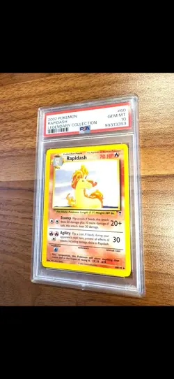 2002 Pokemon Legendary Rapidash #60 PSA 10 - Image 1