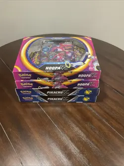 Pokemon TCG: 2 Pikachu V Box + 2 Hoopa V Box Free Fast Shipping see description - Image 4