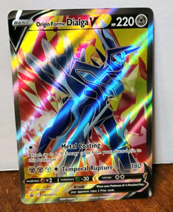 POKEMON ORIGIN FORME DIALGA V SWSH255 FULL ART PROMO LP - Image 1