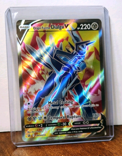 POKEMON ORIGIN FORME DIALGA V SWSH255 FULL ART PROMO LP - Image 3