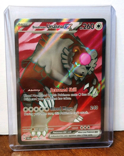 POKEMON BLOODMOON URSALUNA EX 202/167 FULL ART TWILIGHT MASQUERADE NM NEAR MINT - Image 3