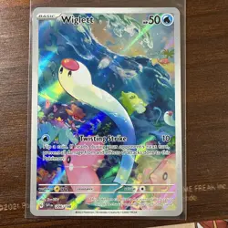 Pokemon TCG Wiglett Full Art Illustrations Rare Holo Scarlet & Violet- Near Mint - Image 1