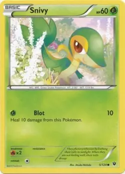Pokemon TCG - Snivy - 5/124 - Common - XY: Fates Collide [Near Mint] - Image 1
