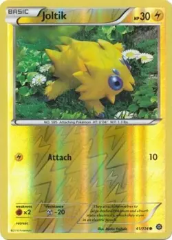 Pokemon TCG - Joltik - 41/114 - Reverse Holo - XY: Steam Siege [Near Mint] - Image 1