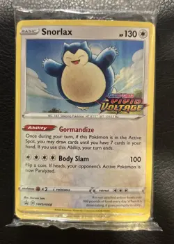 Pokemon - Vivid Voltage - Snorlax SWSH068 Build & Battle Promo Pack Sealed - Image 1