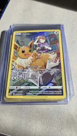 Eevee TG11/TG30 Swsh09 Trainer Gallery Ultra Rare NM/M Pokemon TCG - Image 1
