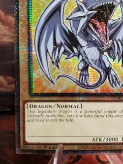 Yu-Gi-Oh! Blue-Eyes White Dragon (Starlight Rare) BLMM-EN001 NM - Image 3