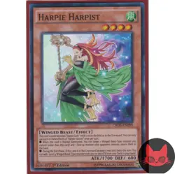 Yugioh Harpie Harpist CROS-EN099 Super Rare 1st Edition NM - Image 1