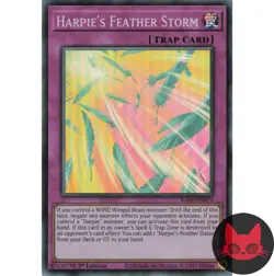Yugioh Harpie's Feather Storm RA01-EN073 Super Rare 1st Edition NM - Image 1