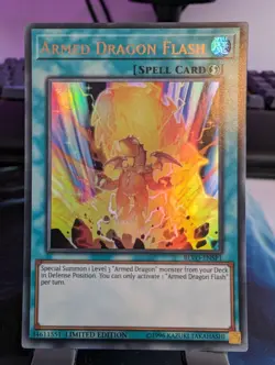 YuGiOh! Armed Dragon Flash BLVO-ENSP1 Ultra Rare - Image 1