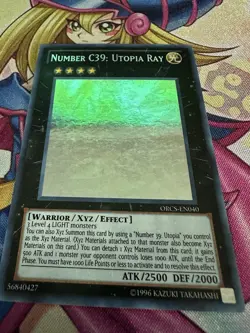 Number C39: Utopia Ray (Ghost Rare) ORCS-EN040 Order of Chaos Unlimited - Image 1