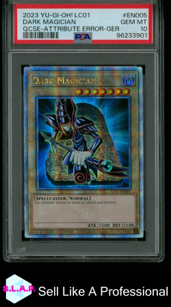 DARK MAGICIAN YUGIOH LC01-LEGENDARY COLL: 25TH ANN. ED EN005 2020 EN PSA 10 - Image 1