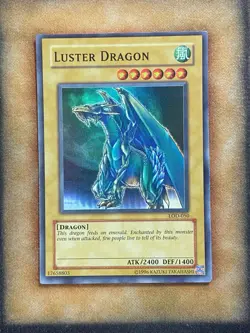 Yugioh Luster Dragon LOD-050 Super Rare Original Print NM - Image 1